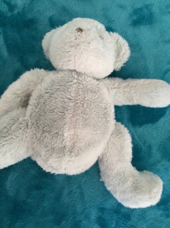 doudou ours bleu clair du pareil au même