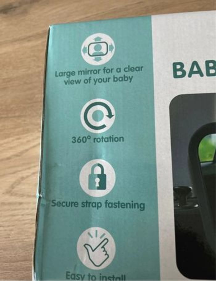 Miroir sécurité voiture bébé - photo numéro 2