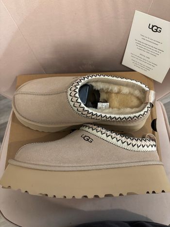 Ugg plate-forme beige 