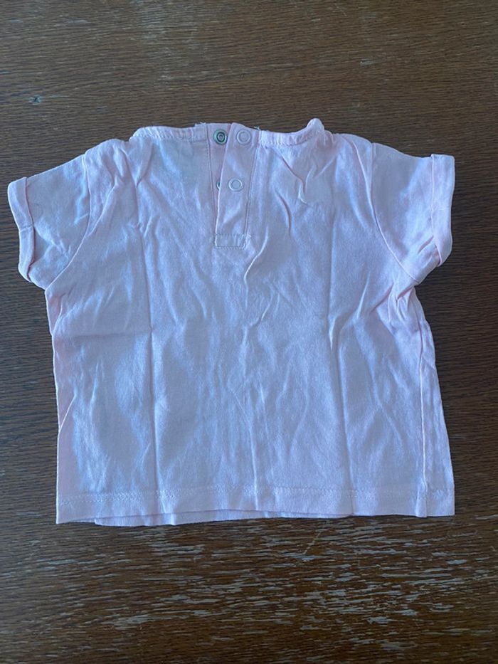 T-shirt manche courte rose tribu - photo numéro 3