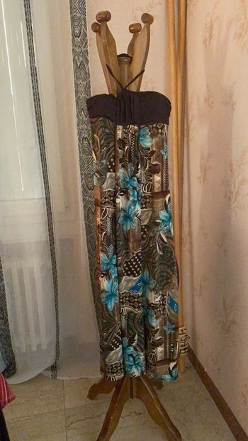 Robe longue bustier taille S