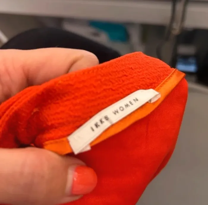 Ikks robe orange, femme, taille 36 - photo numéro 3