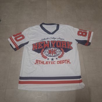 Maillot Athletic 🇨🇵 Y2K Rétro Graphic 90s-2000s - Taille 🇨🇵 Streetwear Unisexe Oversize