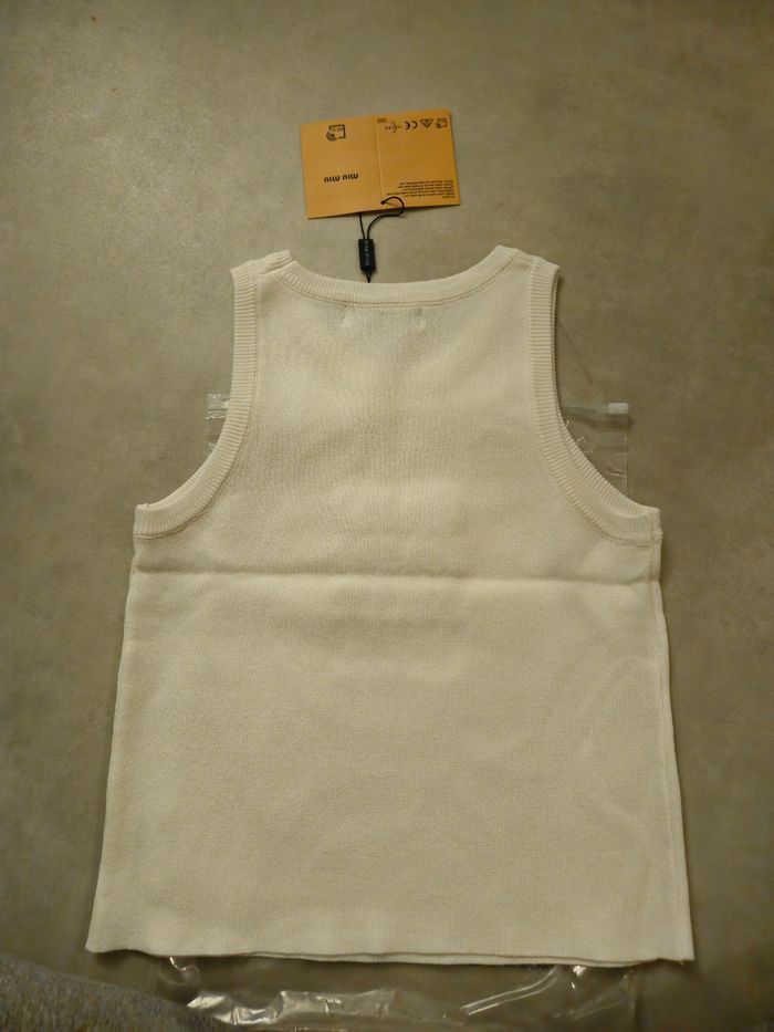 Débardeur Miu Miu noir blanc 🍏 - photo numéro 6