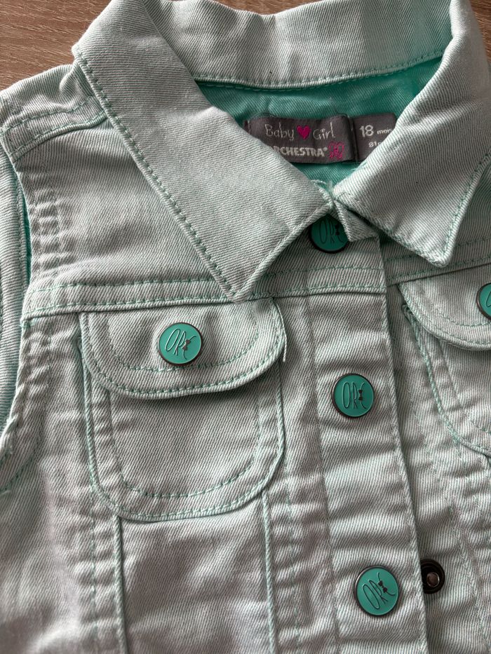 Veste en jean sans manches Orchestra t.18m - photo numéro 2