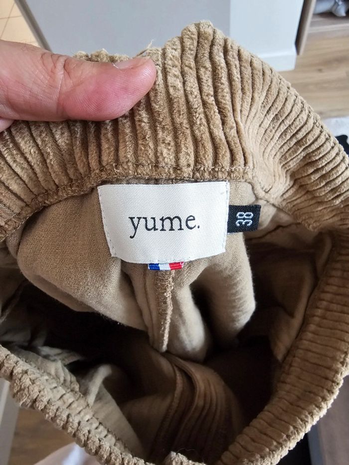 Pantalon velours côtelé Yume. Taille 38 - photo numéro 2