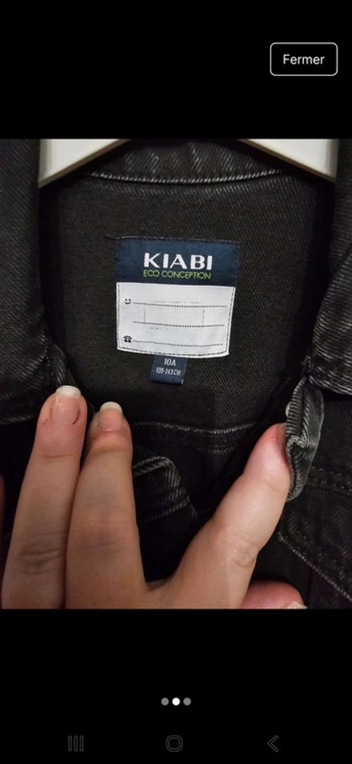 Veste jeans noir - photo numéro 2