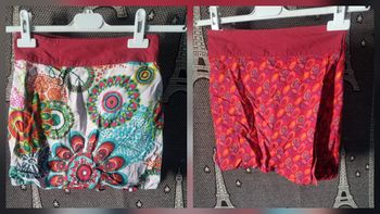 Jupe style hippie réversible 12ans