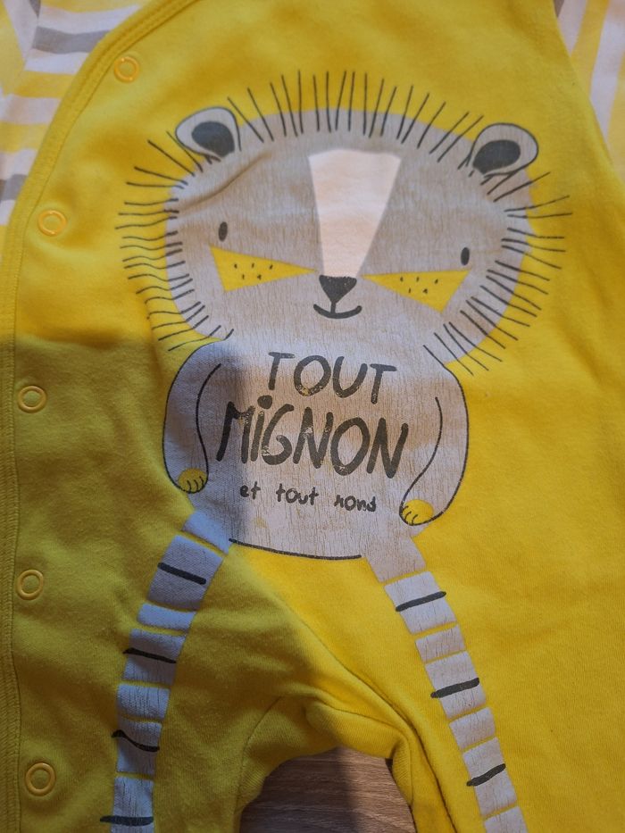 L'or de 2 pyjamas coton - photo numéro 5