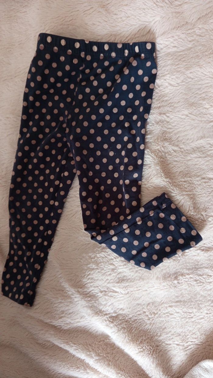 Pantalon leggin a pois 🔸24 mois 🔄