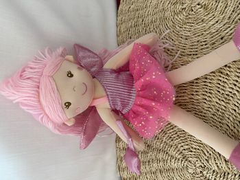 Sweety Toys  Poupée en Tissu Fée Princesse Rose