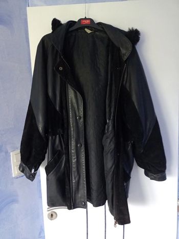 Manteau en cuir