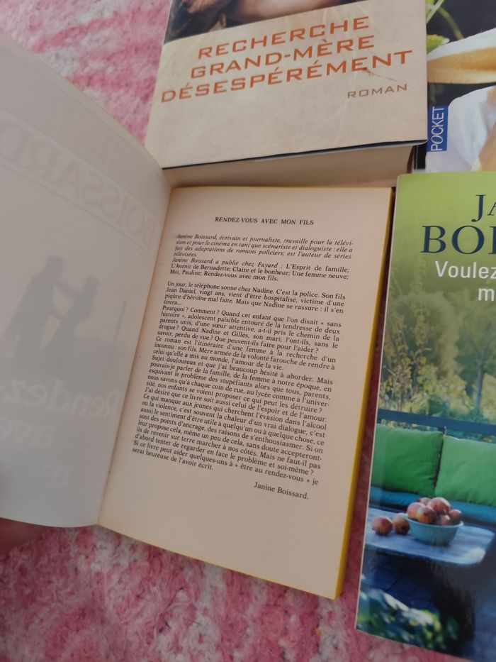 Lot de 4 livres Janine Boissard - photo numéro 3