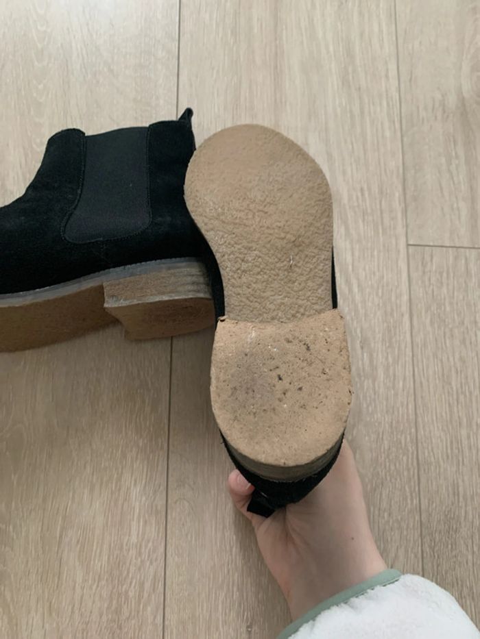 Bottines noires simple T38 - photo numéro 4