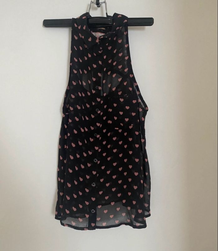 Blouse sans manche Bershka