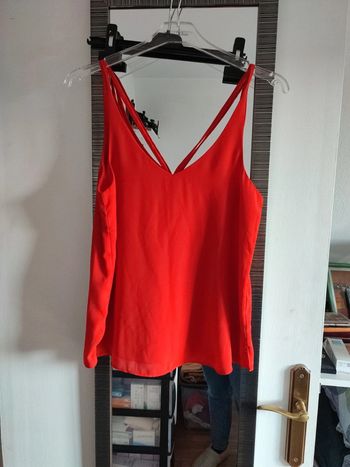 Débardeur fluide rouge