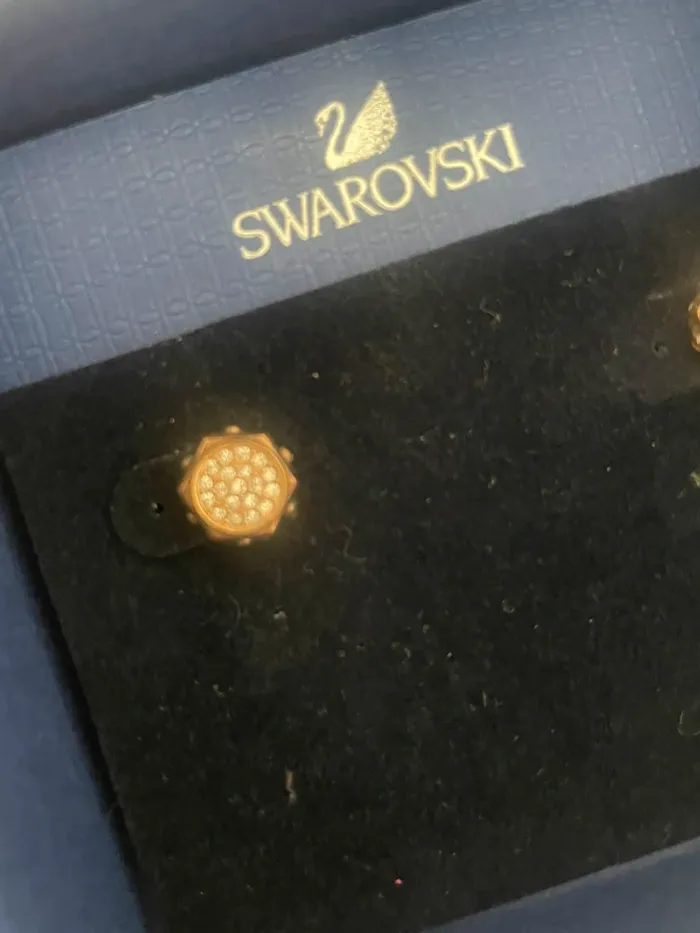 Boucles d’oreilles Swarovski - photo numéro 3