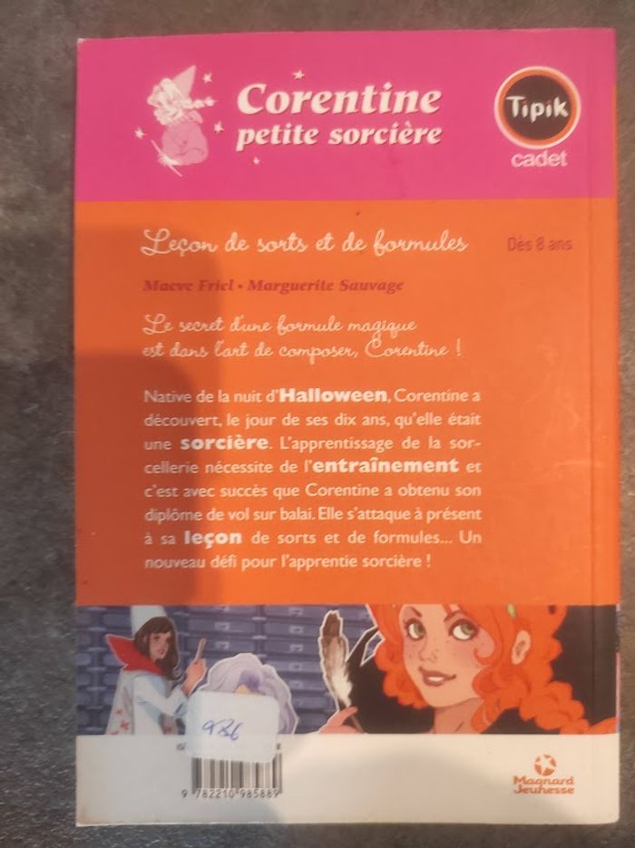 Leçon de sorts et de formules Corentine petite sorcière 2 Maeve Friel Tipik Cadet 2006 - photo numéro 3
