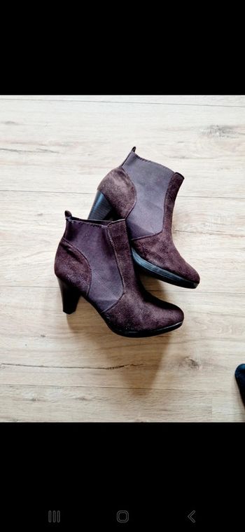 Boots à talons style style chaussette tolentino marron 40