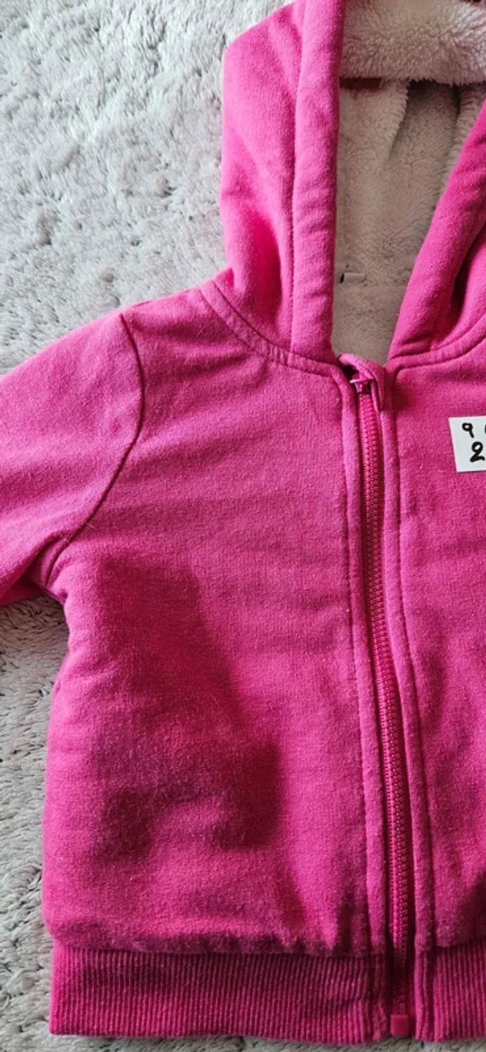 Veste chaude fille 9 mois - photo numéro 2