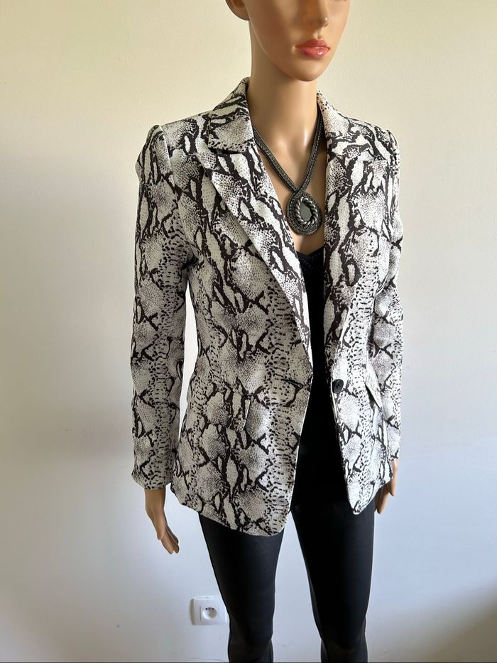 Blazer imprimé Drôle de Copine taille S jamais porté - photo numéro 2