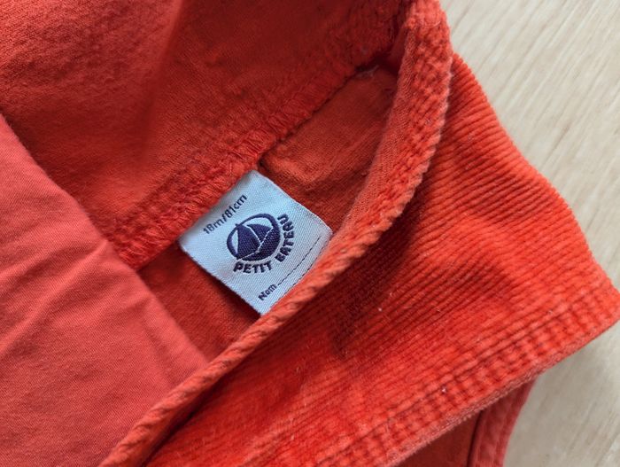Salopette Orange petit bateau - photo numéro 2