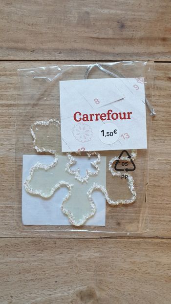 Neuf décoration de Noël étoile flocon de neige