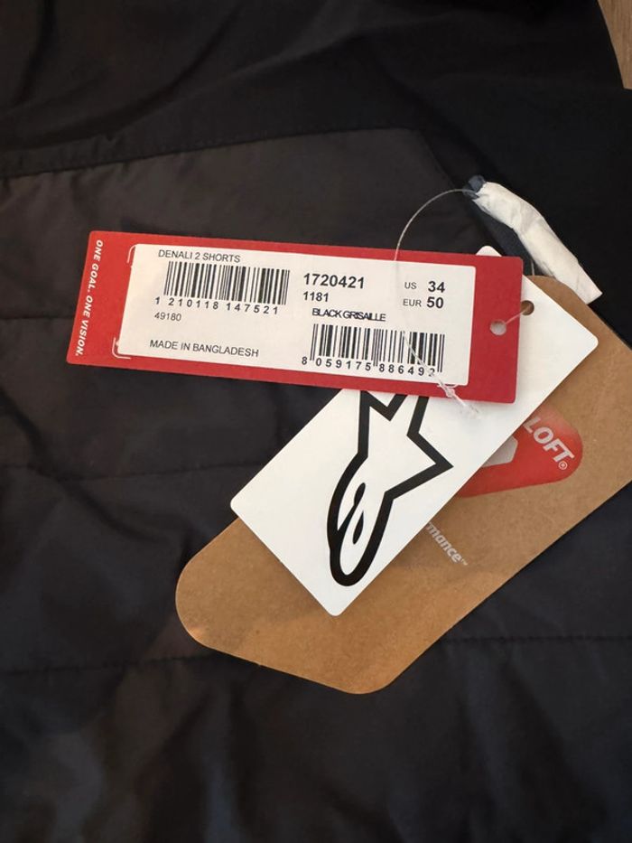 Short Alpinestars deperlant en primalof NEUF taille M (32US) - photo numéro 12