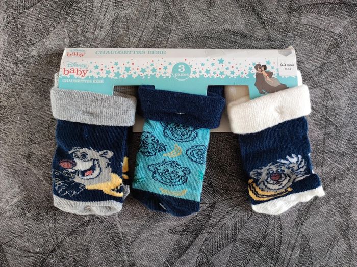 Lot de chaussettes (0/3 mois) - NEUF