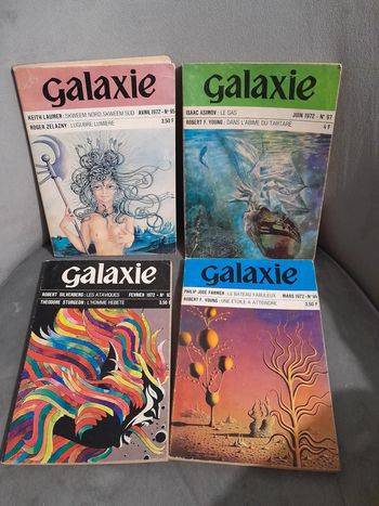lot de livre Galaxie  de 1972 science fiction
