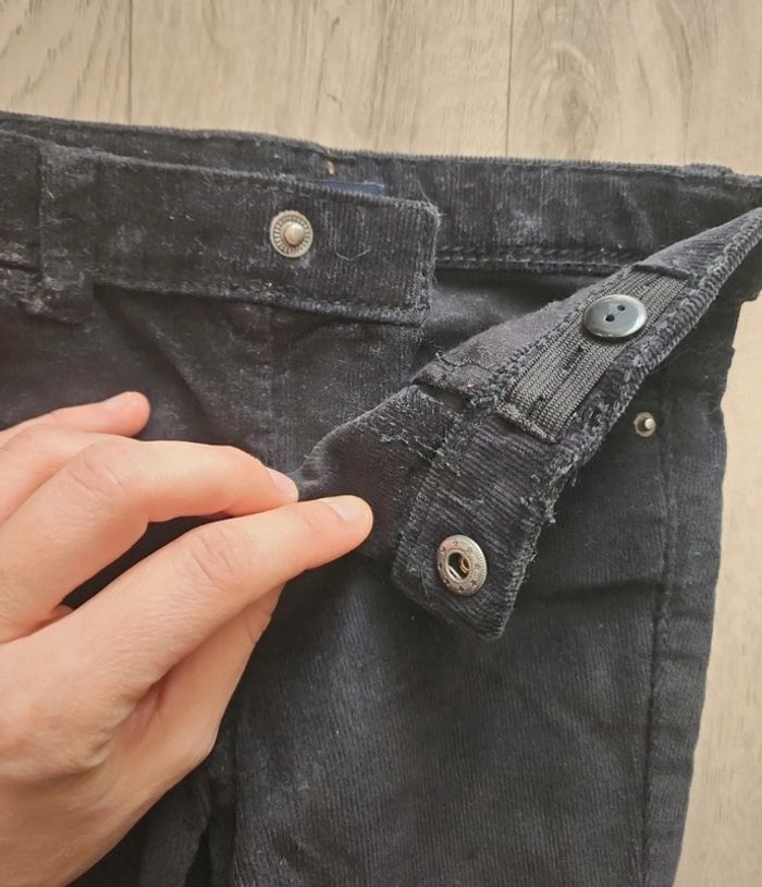 Pantalon slim velours côtelé 3ans - photo numéro 5