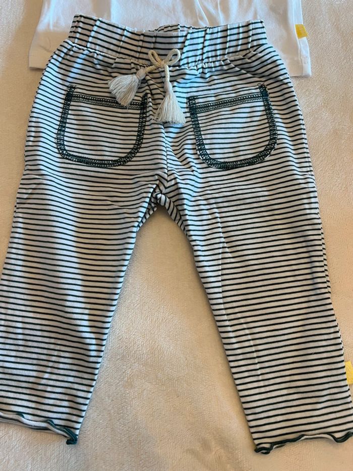 Ensemble t-shirt et pantalon Bess taille 74 - photo numéro 2