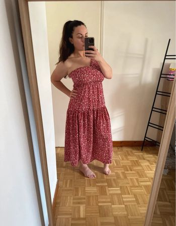 Robe longue asymétrique M