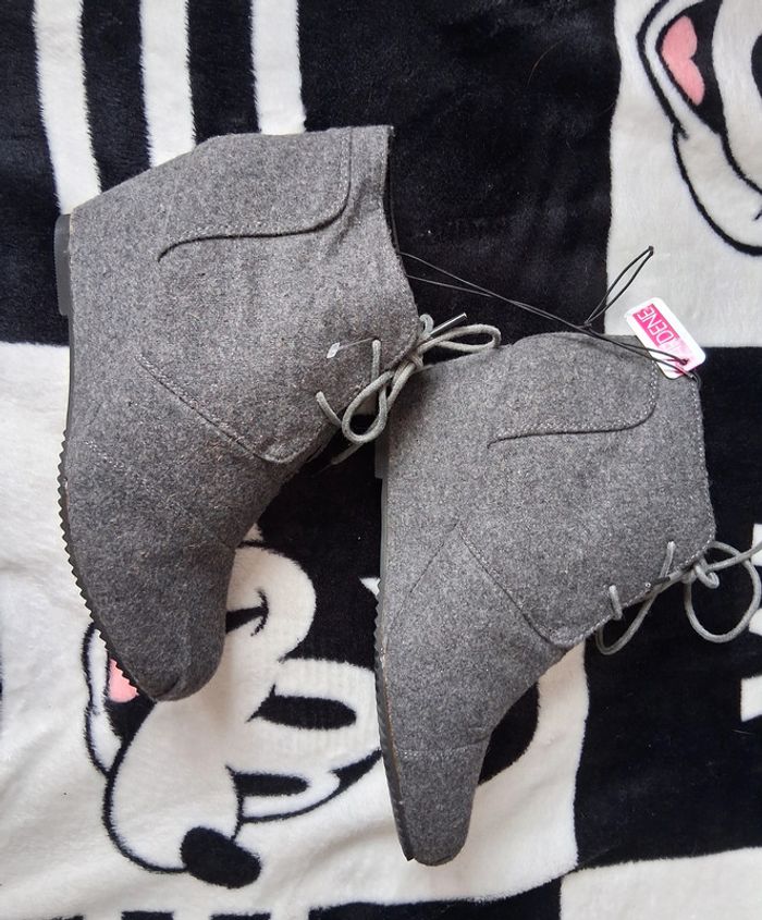 Bottines compensées T40 - photo numéro 3