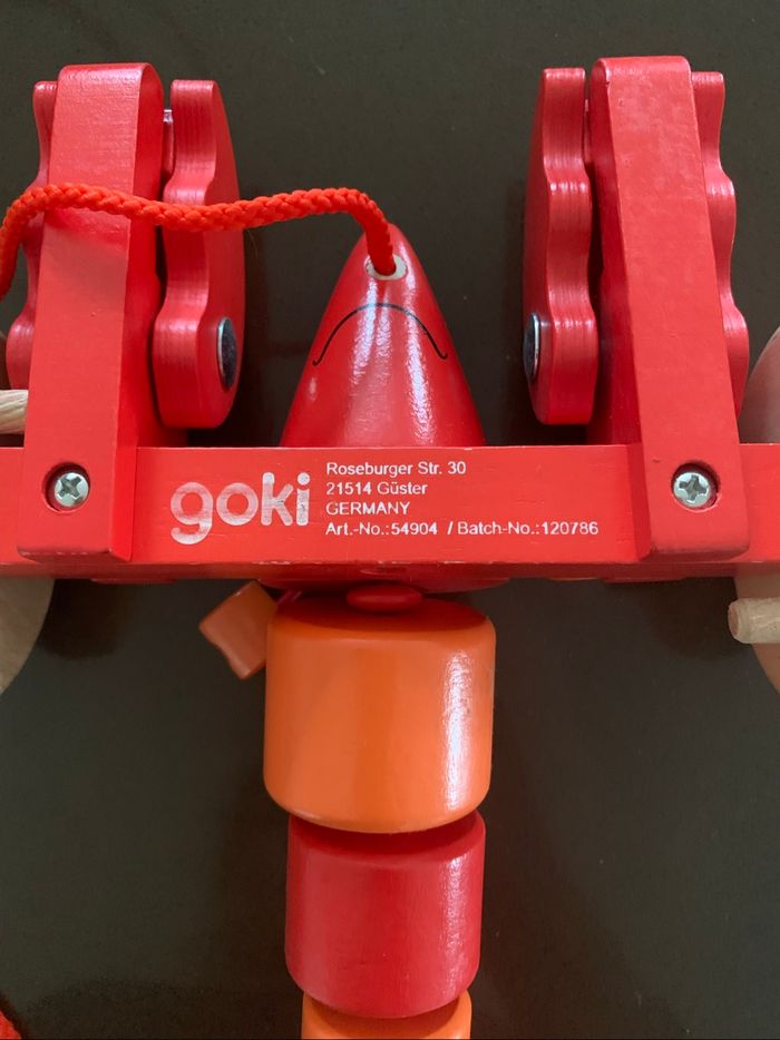 Animal en bois à tirer Gorki - photo numéro 3