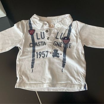 T-shirt ML Lulu fausses bretelles 12 mois