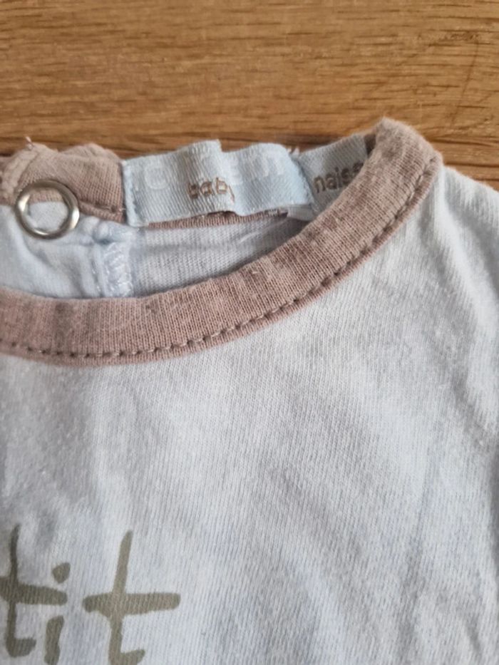 Ensemble Salopette et tee-shirt 1 mois - photo numéro 8