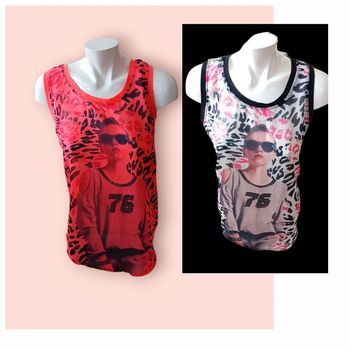 Tee-shirt femme taille l/xl paris et moi fashion