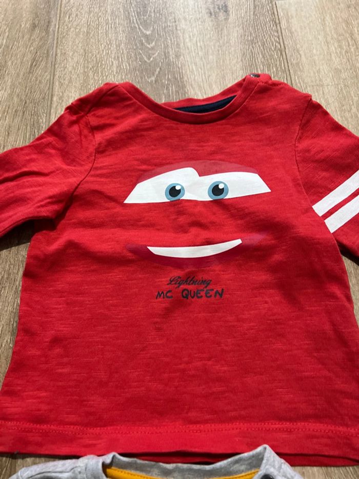 2 t-shirt manche longue orchestra car taille 9 mois - photo numéro 4