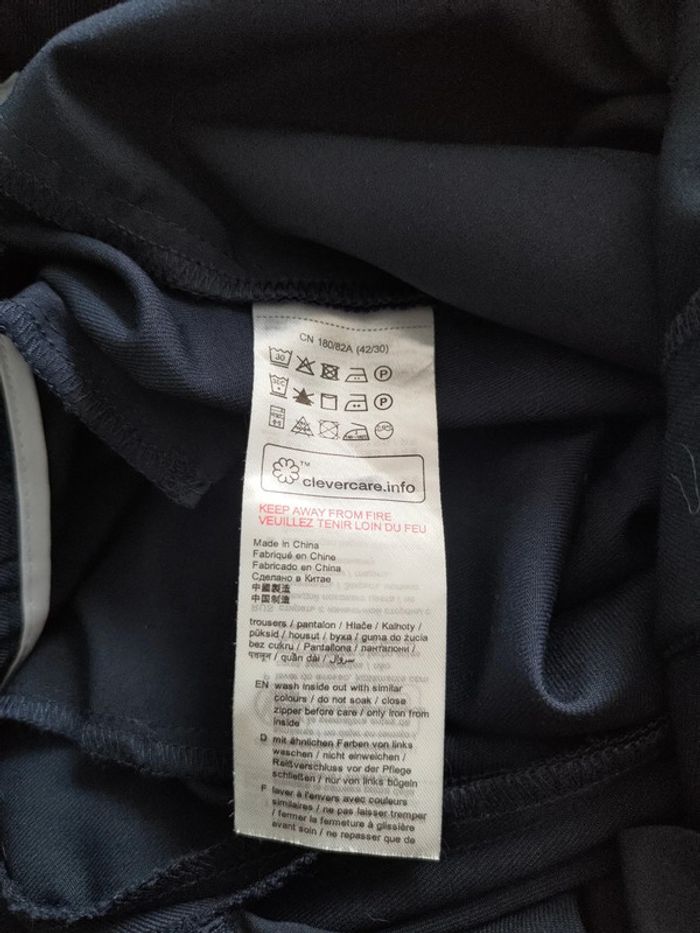 Esprit pantalon bleu marine 44 - photo numéro 8