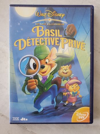 DVD Basil détective privé Walt Disney grand classique
