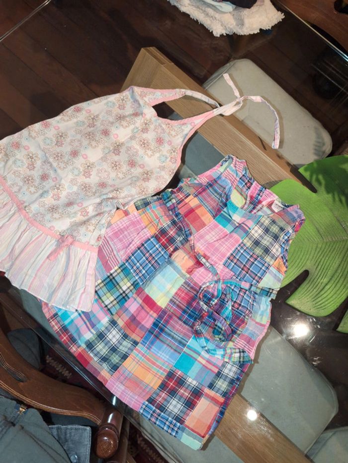 Lot 2 Robes de 24 mois a 36 mois coton - photo numéro 2