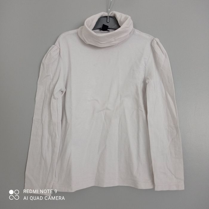 Col roulé blanc 6ans