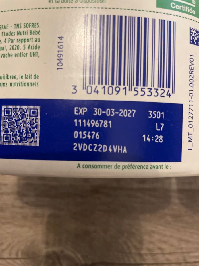 Blédilait 3e âge - photo numéro 3