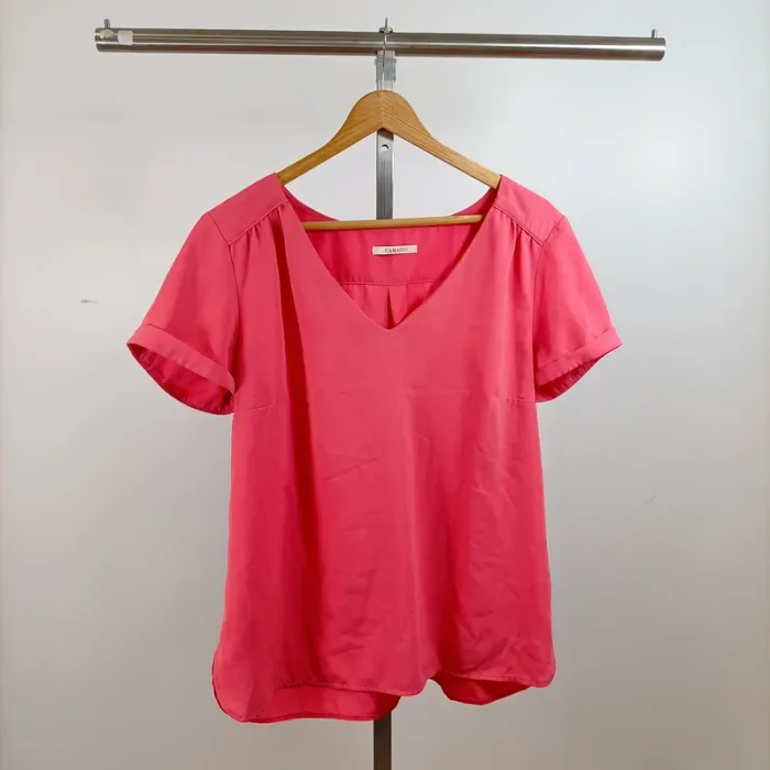 Vetement femme 6 t-shirts femme T. L – Revendeur Desigual, Camaïeu, BPC, Ze Hippie, Inextenso LOT005 - photo numéro 4