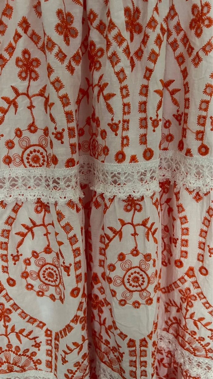 Jolie robe longue d’été en parfait état marque rossa miss taille M 100% coton - photo numéro 9