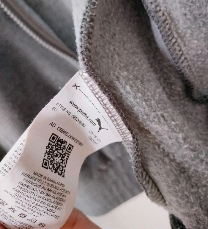 Veste grise Puma - photo numéro 3