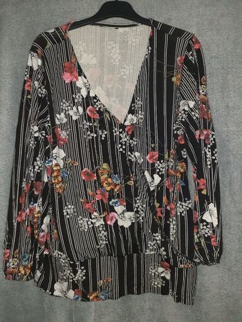 chemise cache coeur imprimée