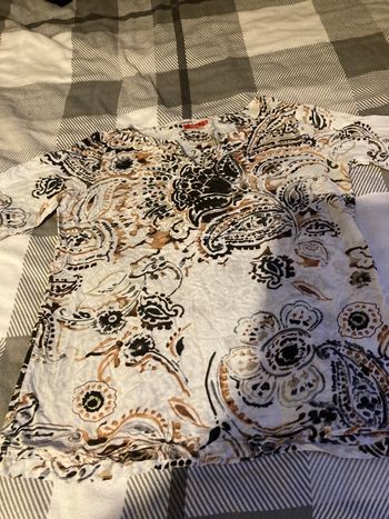 Blouse 3/4 imprimée