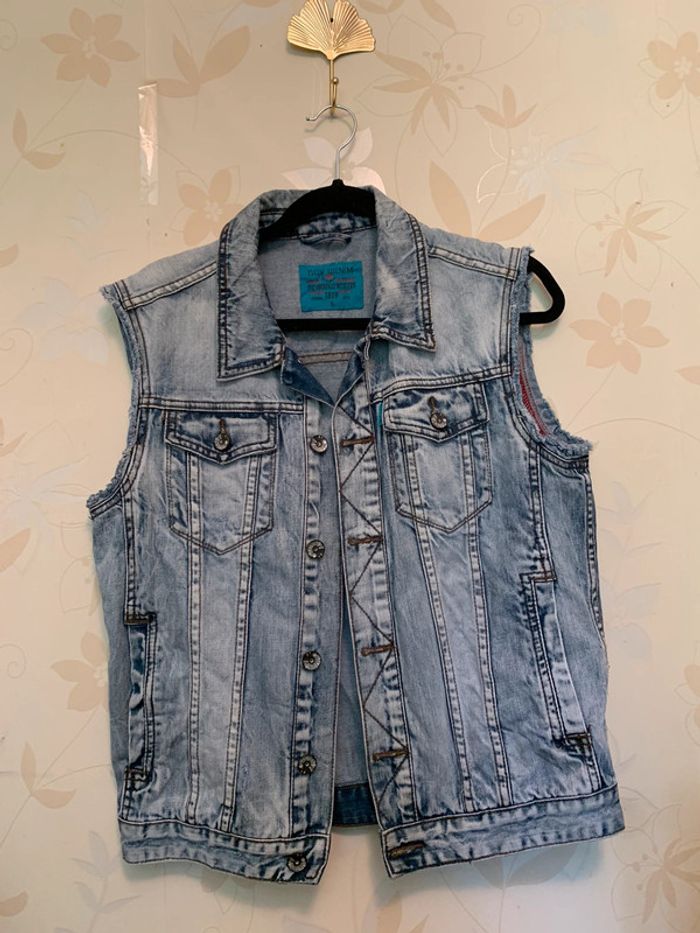 Veste en jeans sans manches